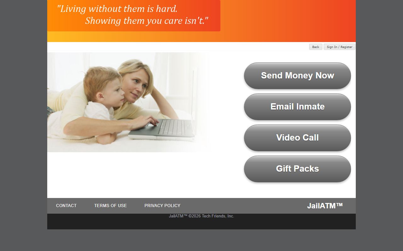 JailATM money deposit portal for Naples Jail Center inmate accounts in Collier County